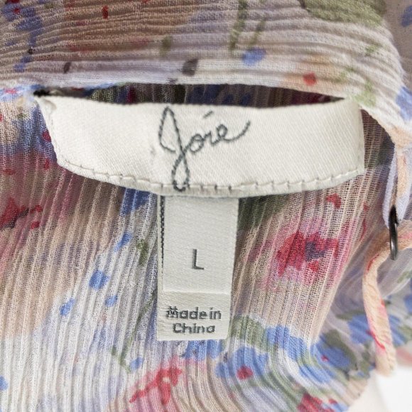 Vintage 90s Joie L Silk Floral Printed Maxi Dress - Picture 8 of 9